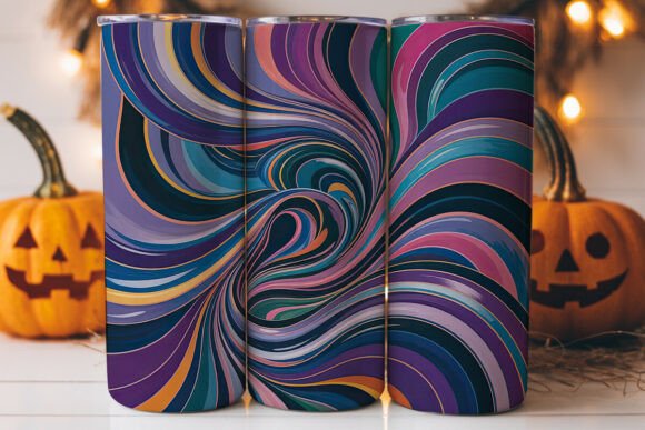 Abstract Swirl 20oz Tumbler Wrap