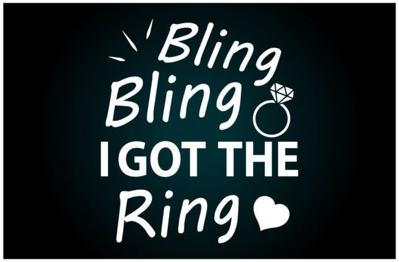 Bling Bling I Got the Ring Svg T Shirt