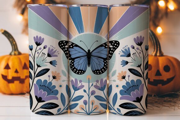 Butterfly Bloom 20oz Tumbler Wrap