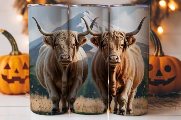 Highland Cow Tumbler Wrap Review
