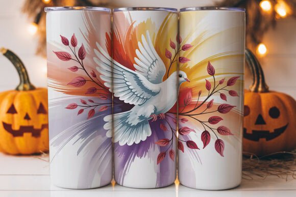 Holy Spirit Dove 20oz Tumbler Wrap