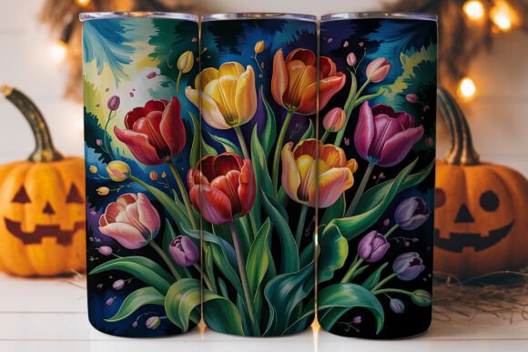 Magical Tulips 20oz Tumbler Wrap