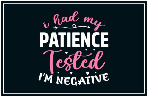 Patience Tested, Negative SVG