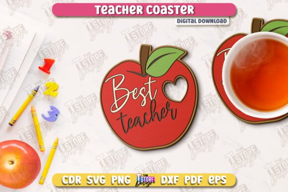 Teacher Coaster Cup Coaster School