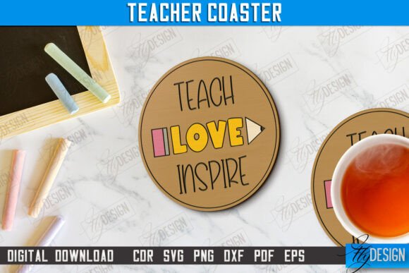 Teacher Coaster School Cup Coaster