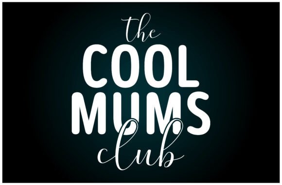 The Cool Mums Club Svg T Shirt