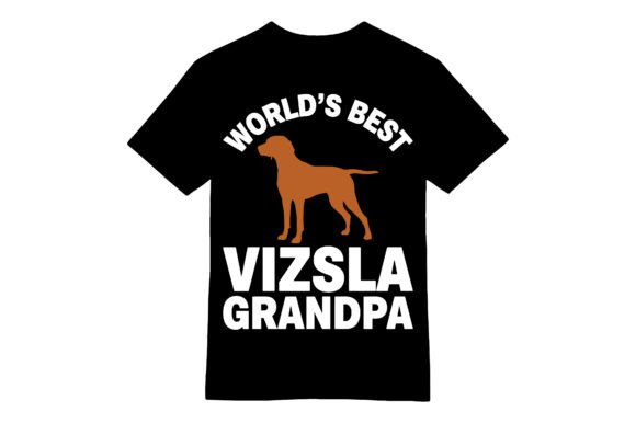 World's Best Vizsla Grandpa T-shirt
